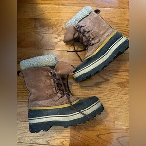 Sorel caribou chestnut boots
